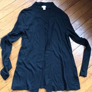 Black J Crew cardigan